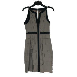 BCBGMaxAzria Aaron Tiered Dress in Grey Dusk